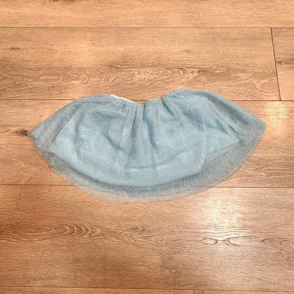 The Childrens‎ Place Baby Girls Blue Sparkle Tulle Tutu Skirt Size 3T